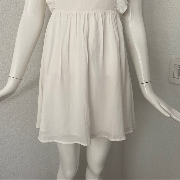 For love & lemons white ruffle dress - Picture 3 of 10